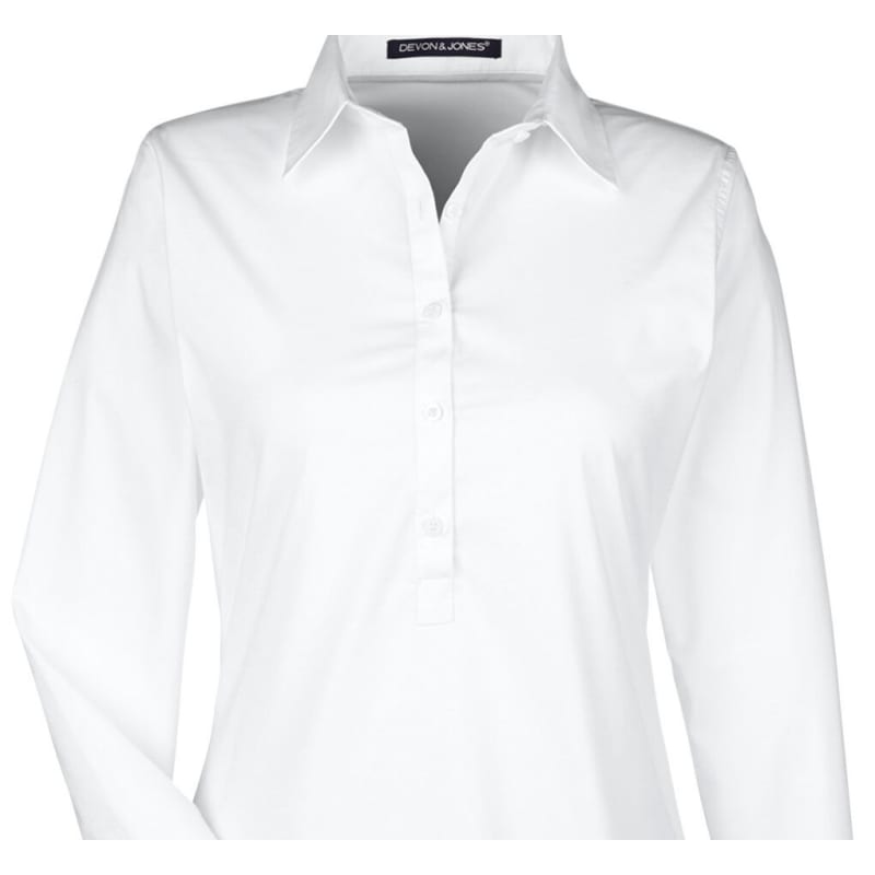 Devon & Jones Ladies' Perfect Fit™ Half-Placket Tunic Top 4