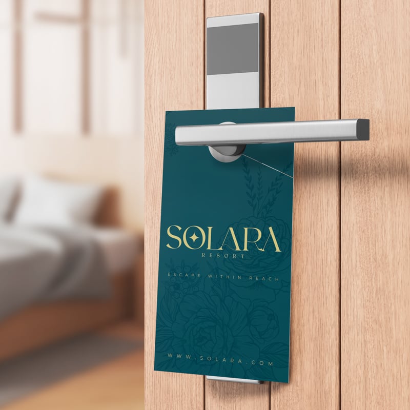 4.25 X 8 Inch Full Color Door Hanger 4