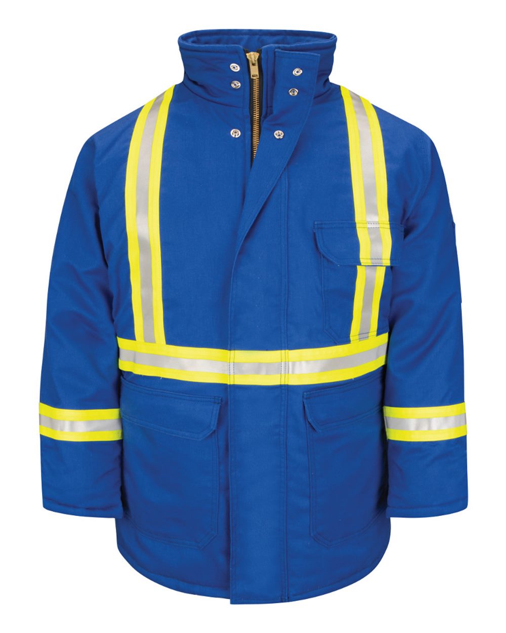 Men's Long Deluxe Parka With Reflective Trim - EXCEL FR® ComforTouch - JLPCL 4