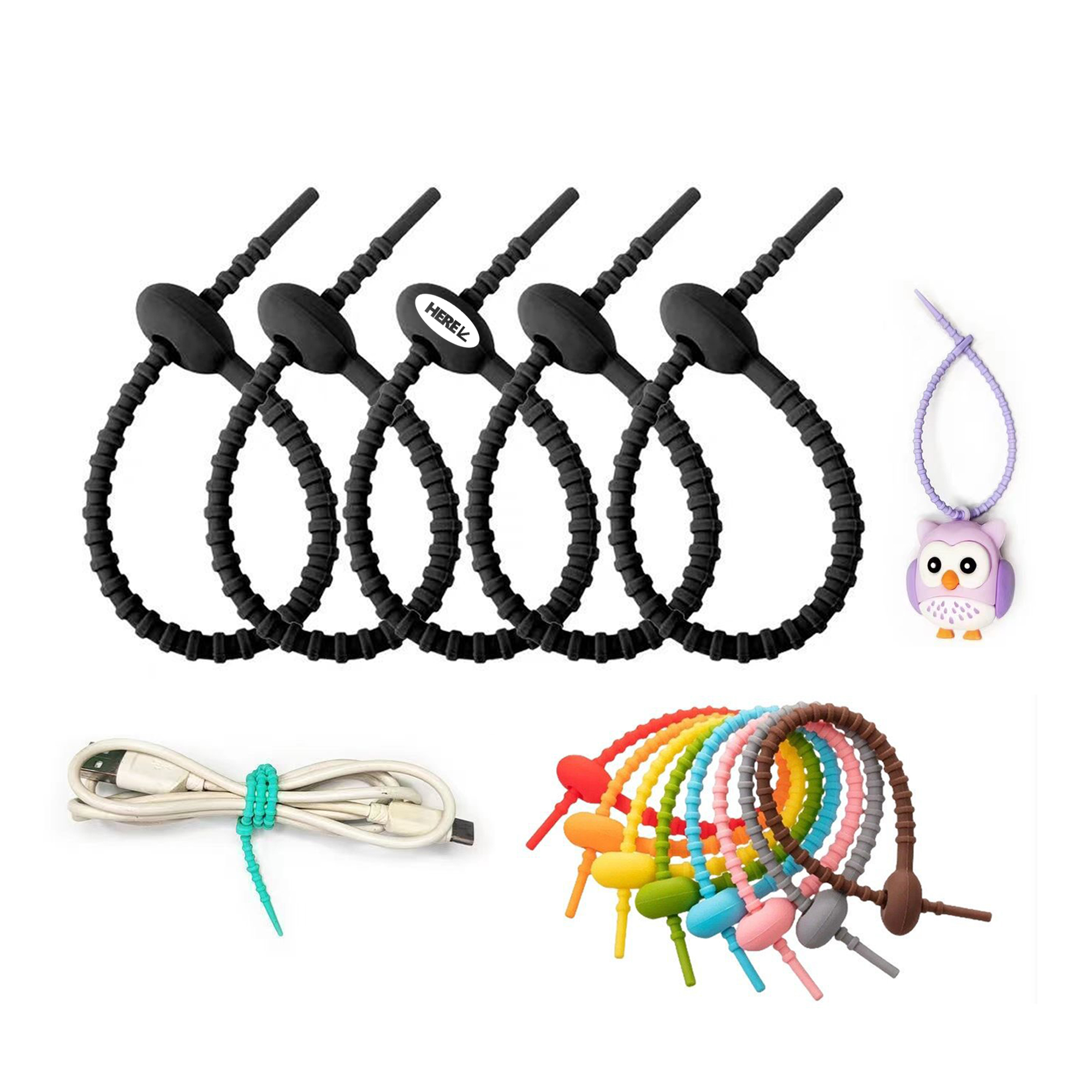 Silicone Ties Bag Clip 3