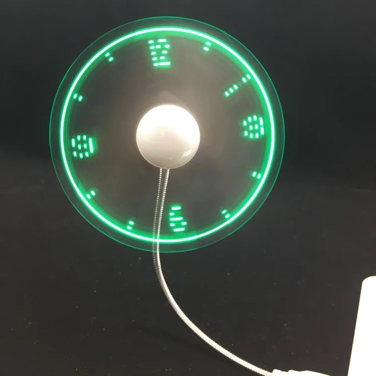 USB LED Small Fan with Text 5