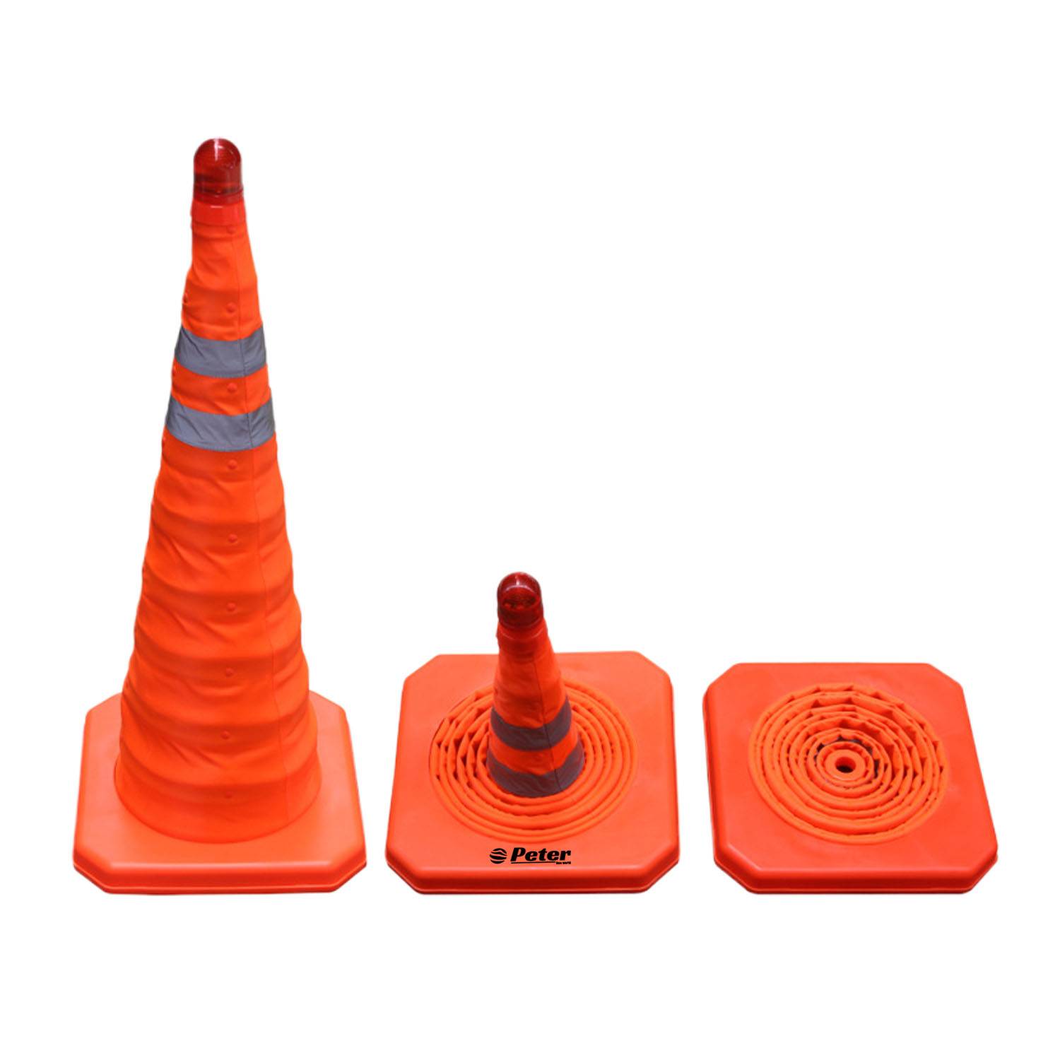 27.5" Collapsible Reflective Traffic Safety Cone