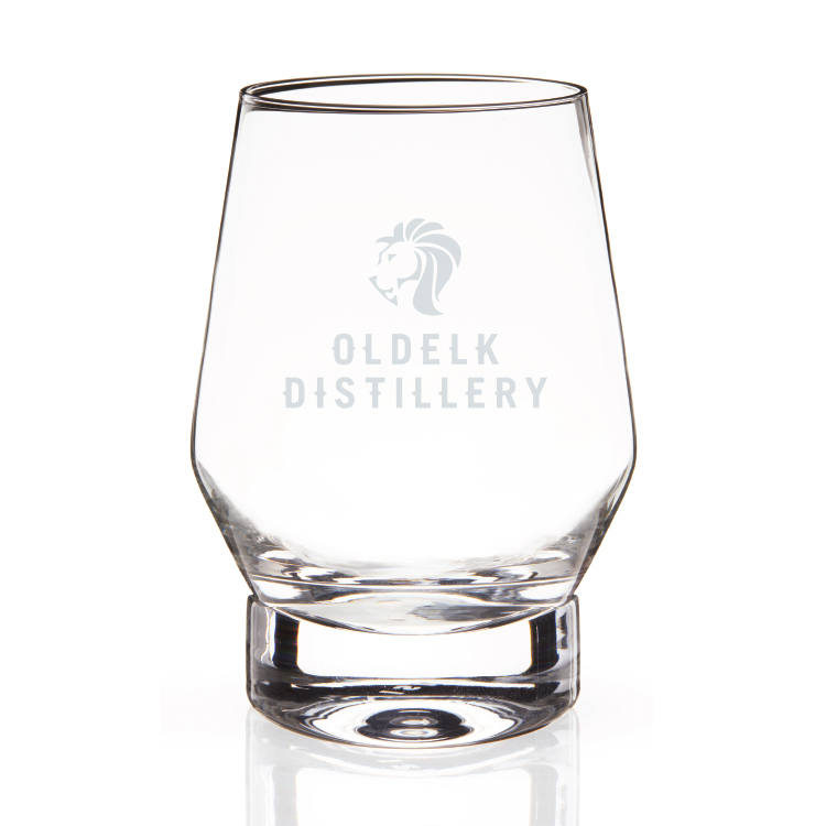 Viski® Raye Heavy Base Crystal Whiskey Glass