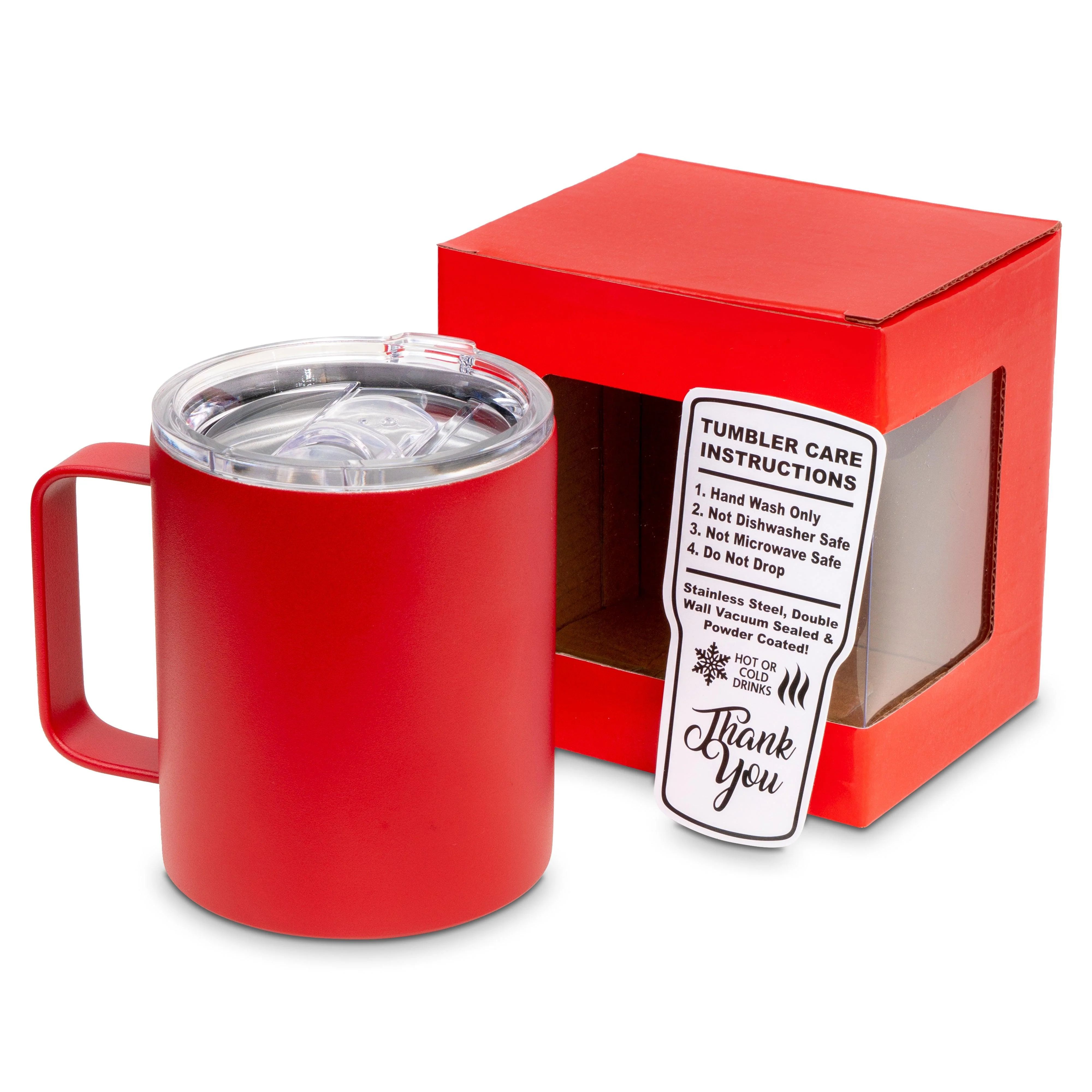 12 Oz. Unbranded Vacuum Insulated Mug w/ Color Matched Window Display Gift Box 3