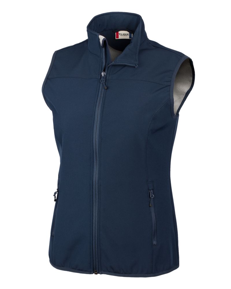 Clique Trail Recycled Stretch Softshell Womens Full Zip Vest 2