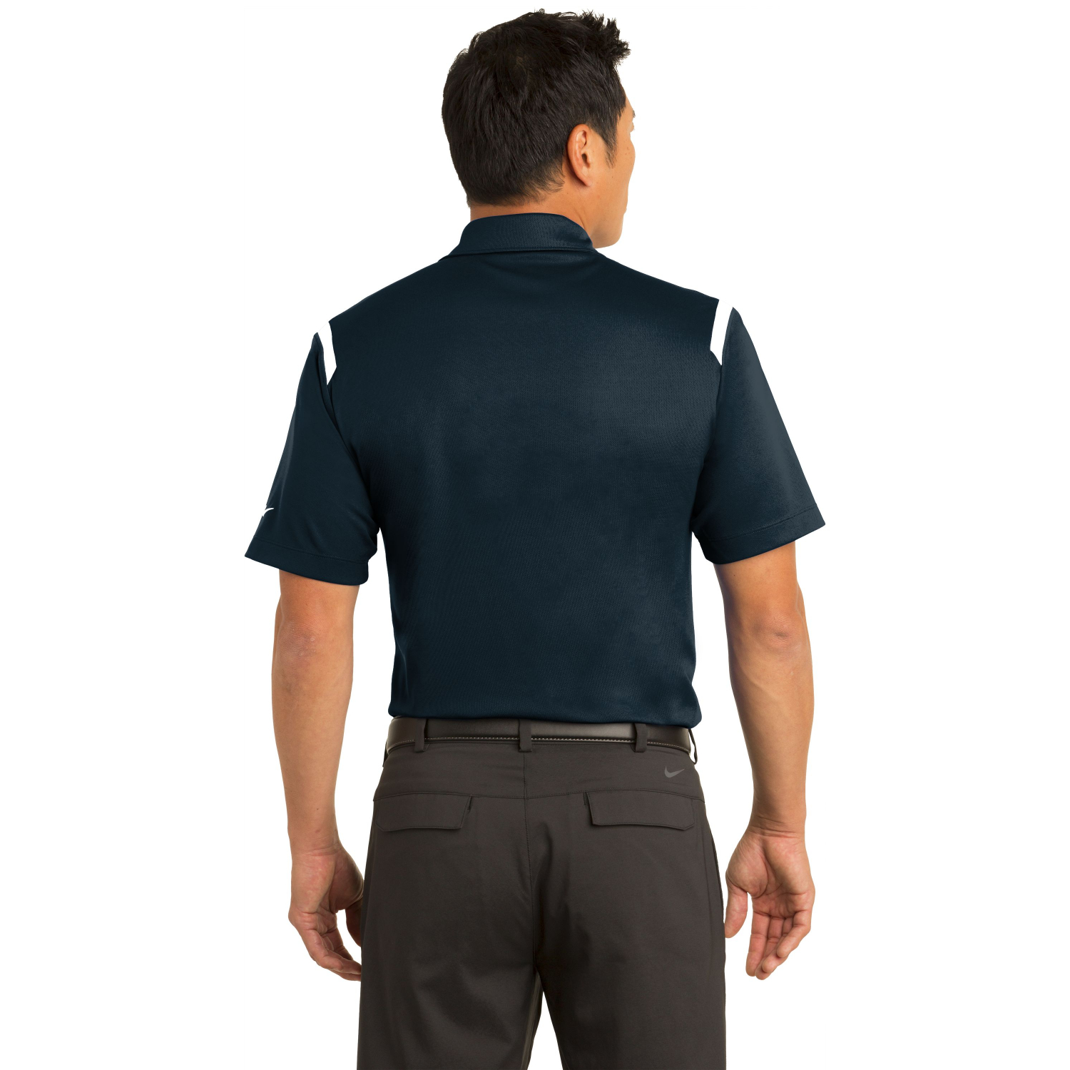 Nike Dri-FIT Shoulder Stripe Polo w/ Screen Print 4.5 oz. 3