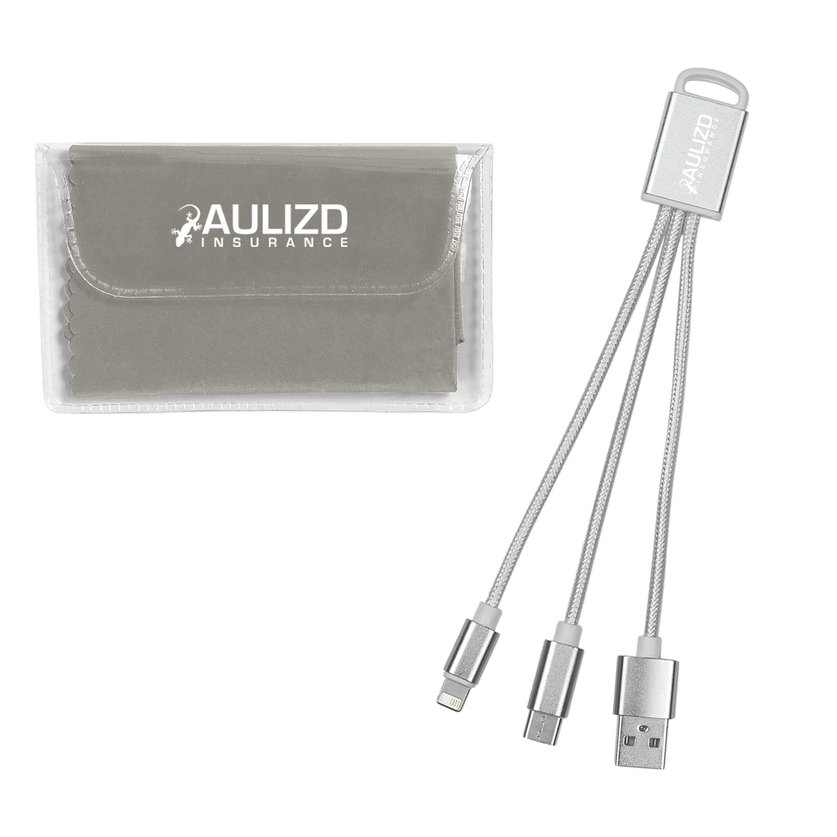 Braided Charging Buddy & Micro Fiber Cloth Set 9