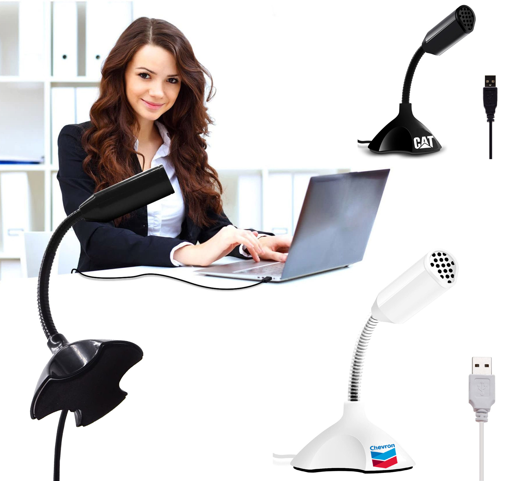 iBank ® Home Studio Adjustable USB Microphone for Chatting, Skype 1