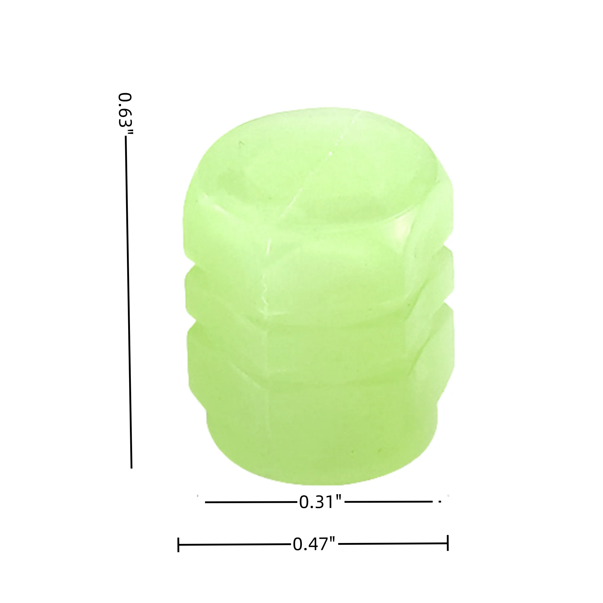 Fluorescent Car Tire Valve Cap 4