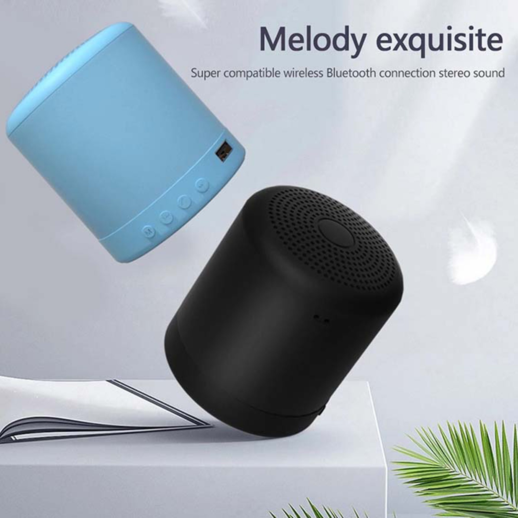 300Mah Subwoofer Wireless Bluetooth Speaker W/USB 3