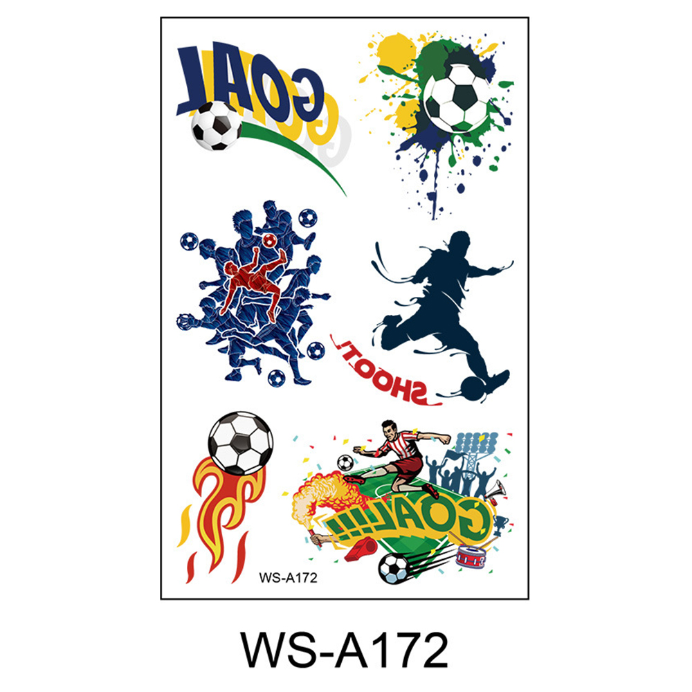 Qatar World Cup Football Fan Tattoo Sticker 2