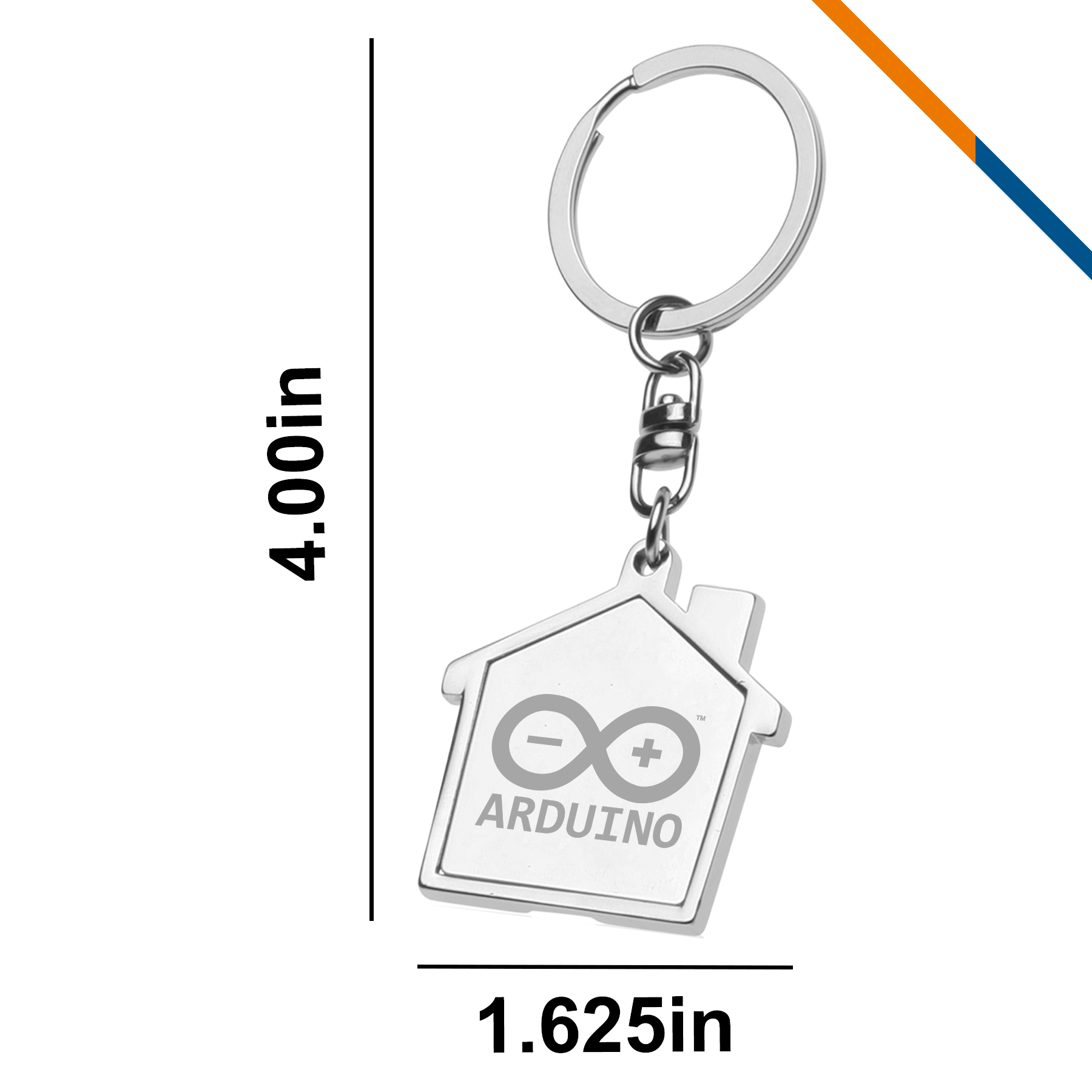 Lively House Metal Keychains 1
