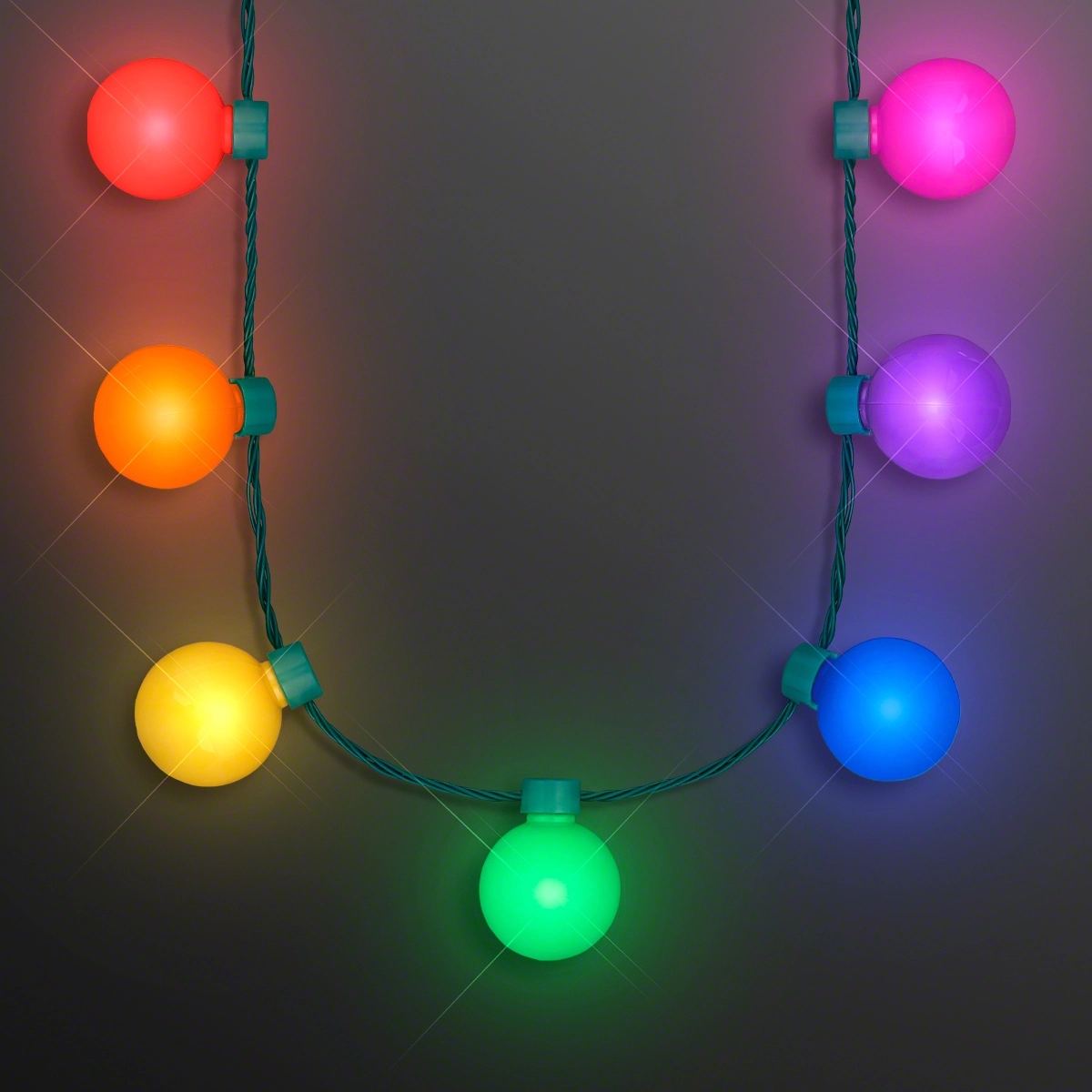 Light Globes Rainbow Party Necklace 3