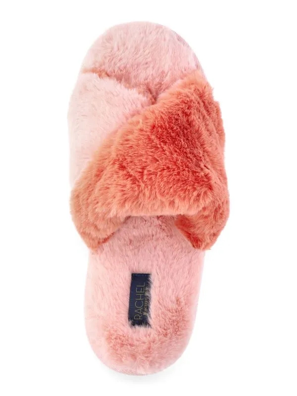 Chic Women's Two Toned Crossband Slippers 10