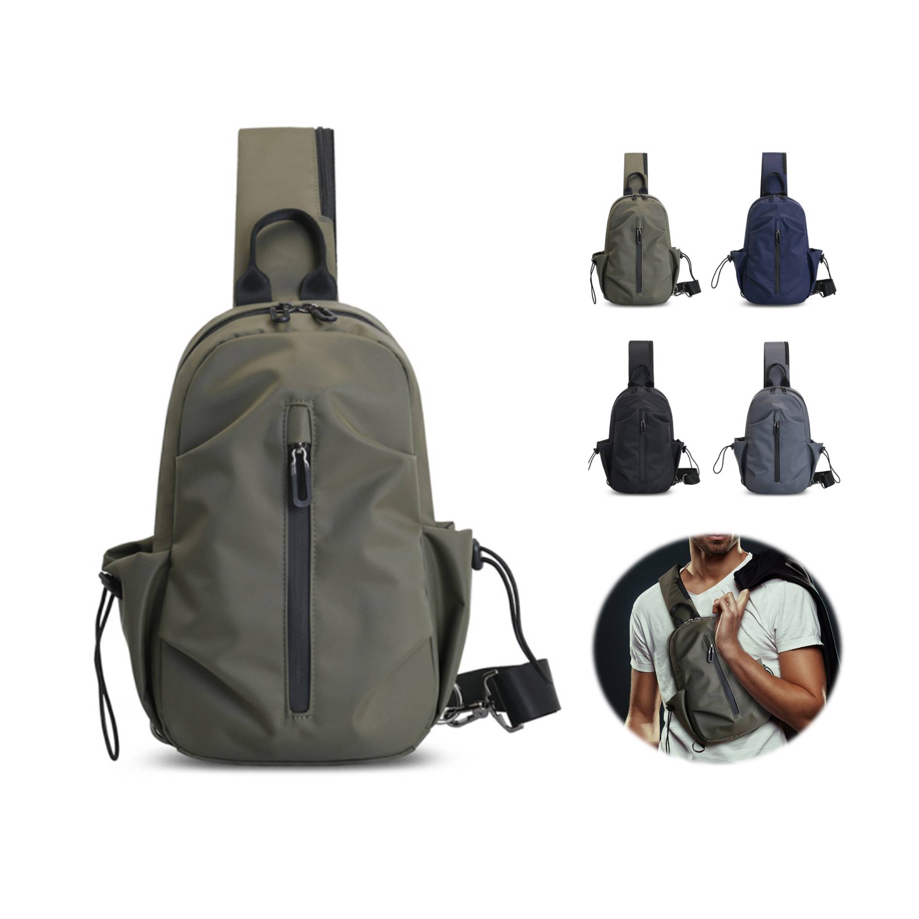 Men's Business Casual Messenger Bag 4