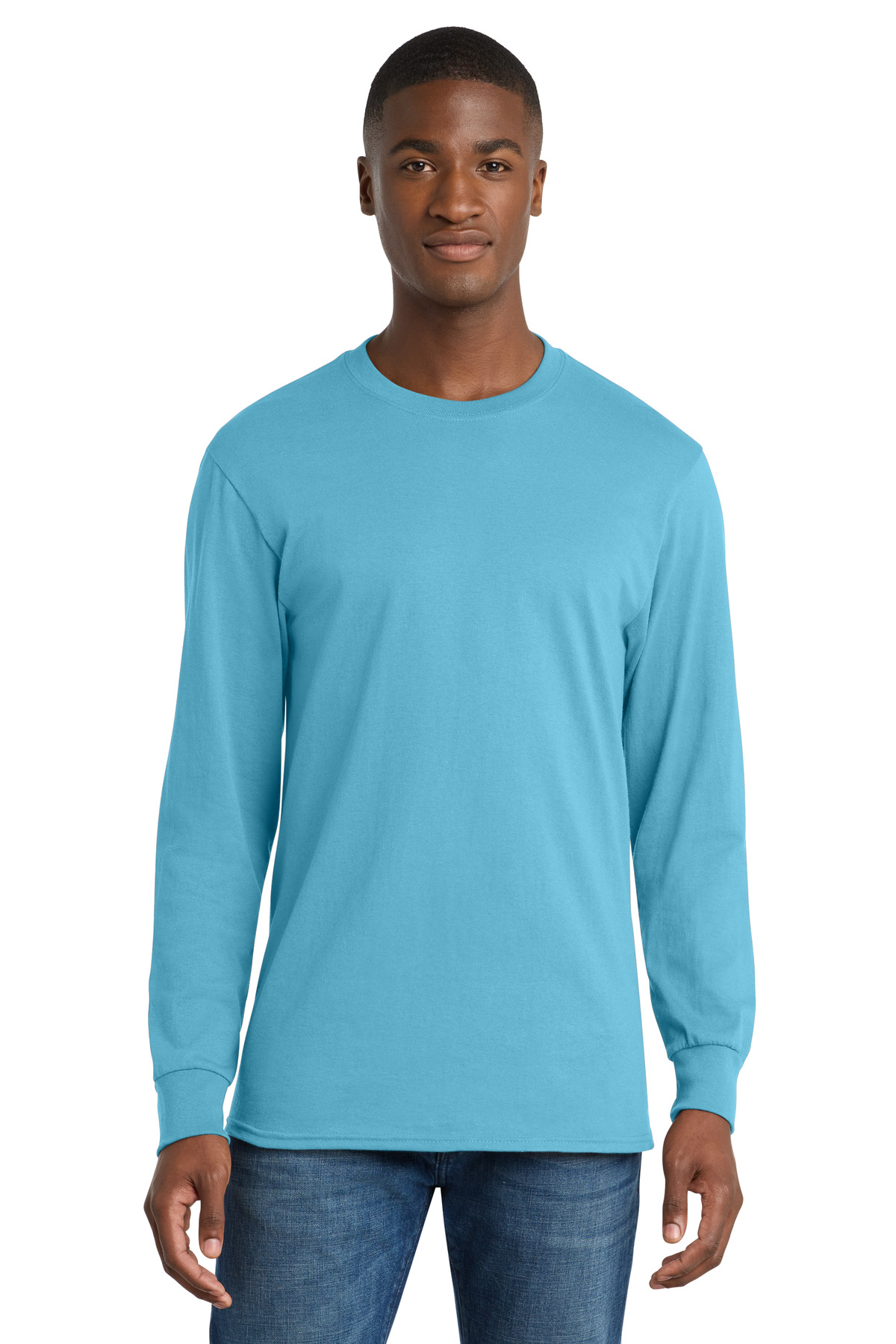 Port & Co Long Sleeve Core Cotton Tee. PC54LS 63