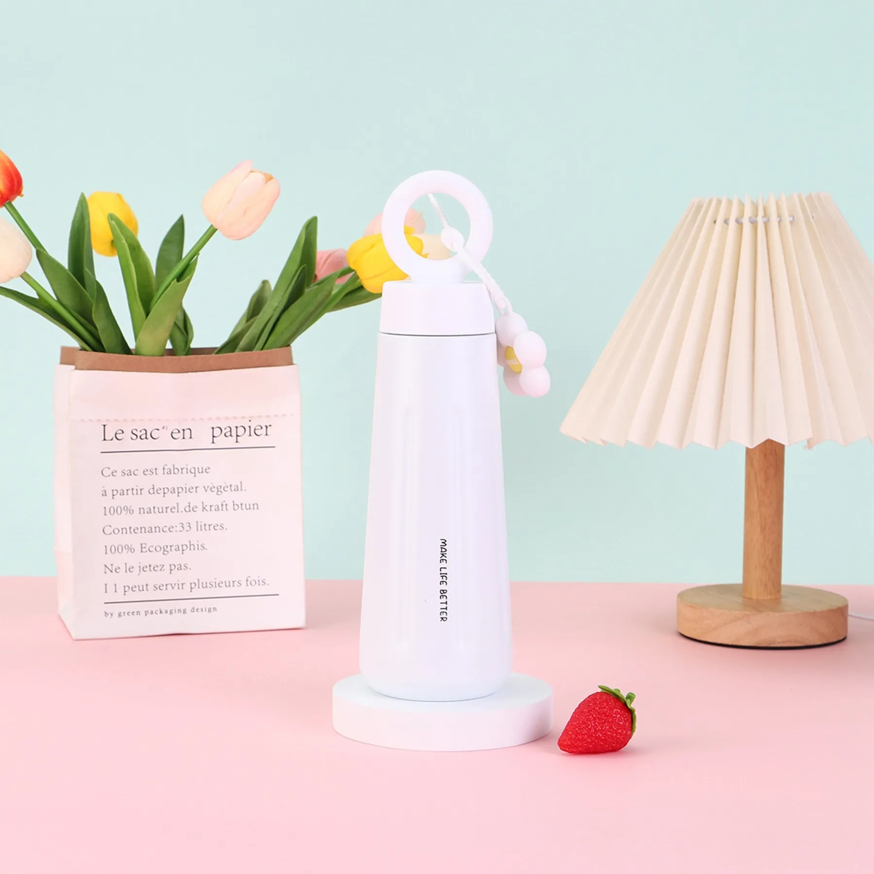 15 Oz. Petal Style Vacuum Stainless Steel Thermos Cup 2