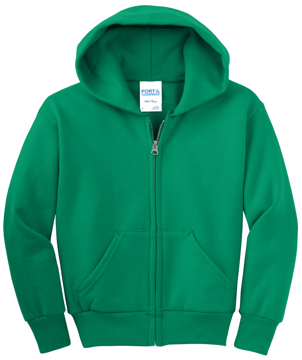 Port & Company® Youth Core Fleece Full-Zip Hooded Sweatshirt 73