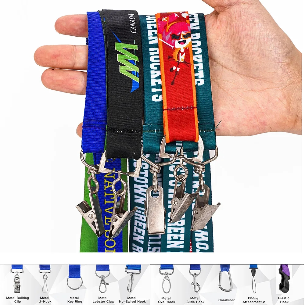 3/4" Imprinted Polyester Lanyard 1