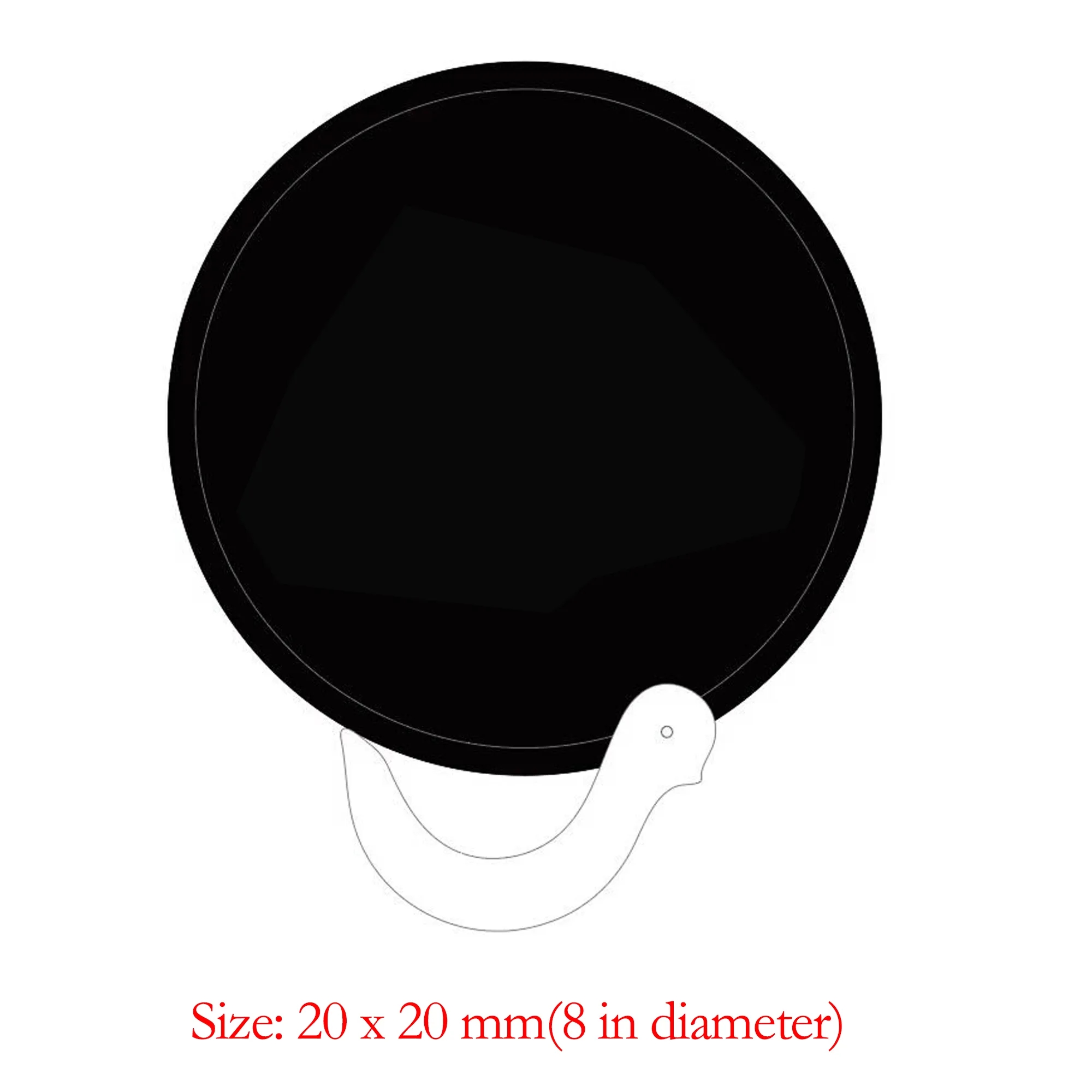 8" Foldable Flying Disc Fan 2