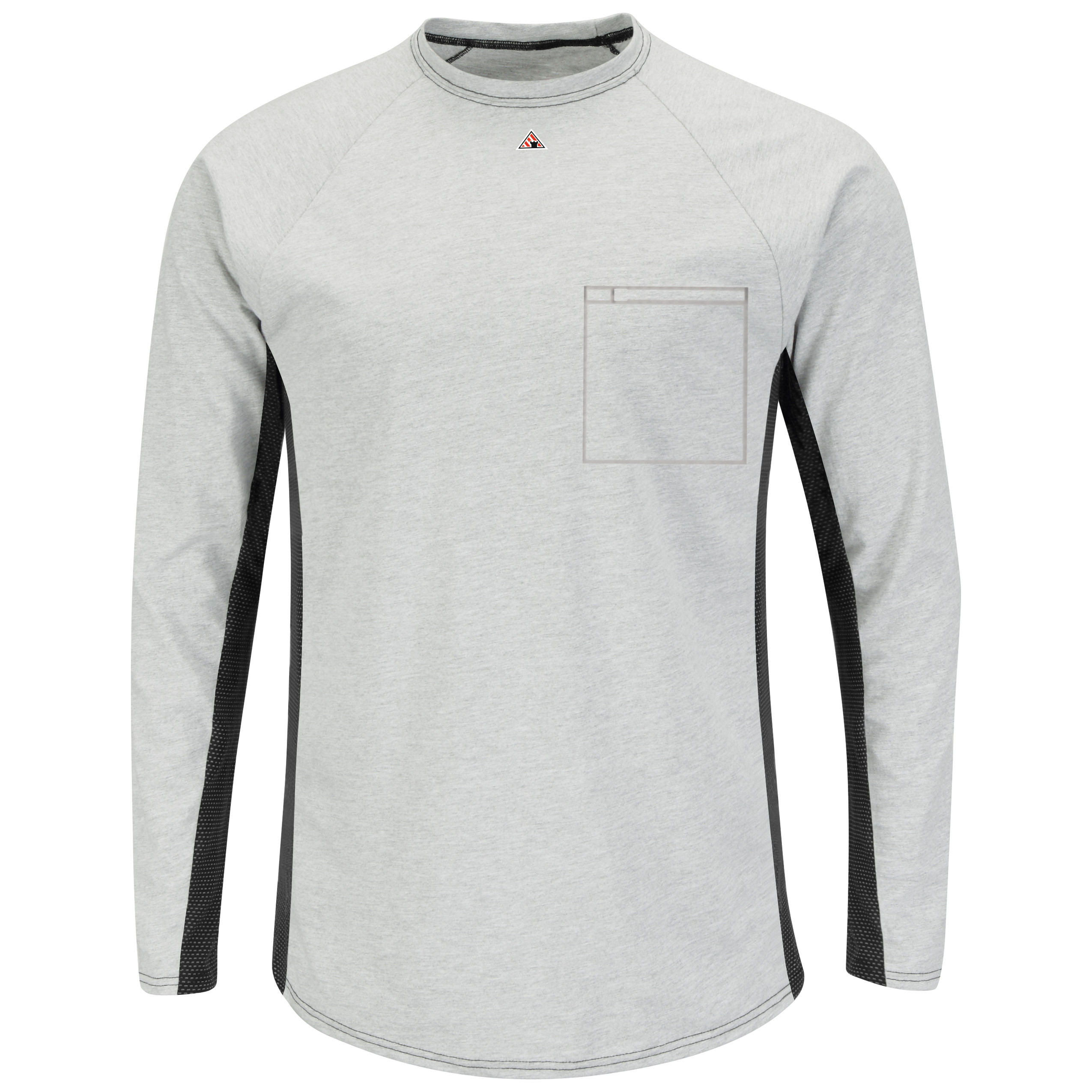 Bulwark® Men's FR Long Sleeve Base Layer with Concealed Chest Pocket 3