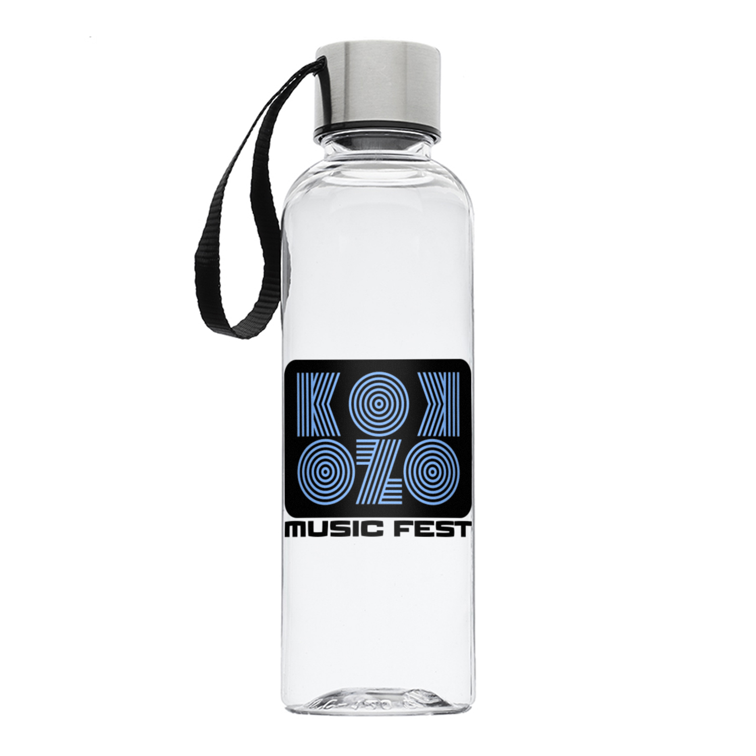 17 oz. Ostia Plastic Water Bottle (2 Color Imprint) 5