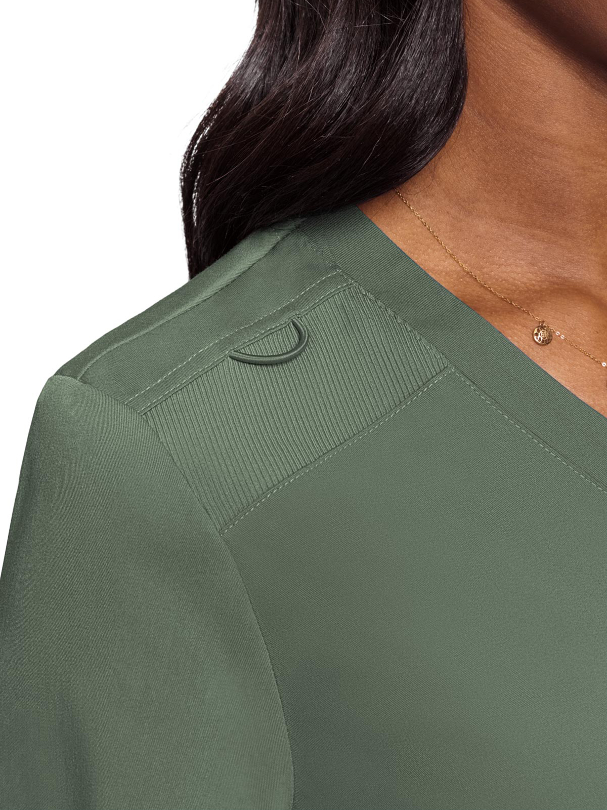 Med Couture - MC Touch - Women's 1-Pocket V-Neck Top 18