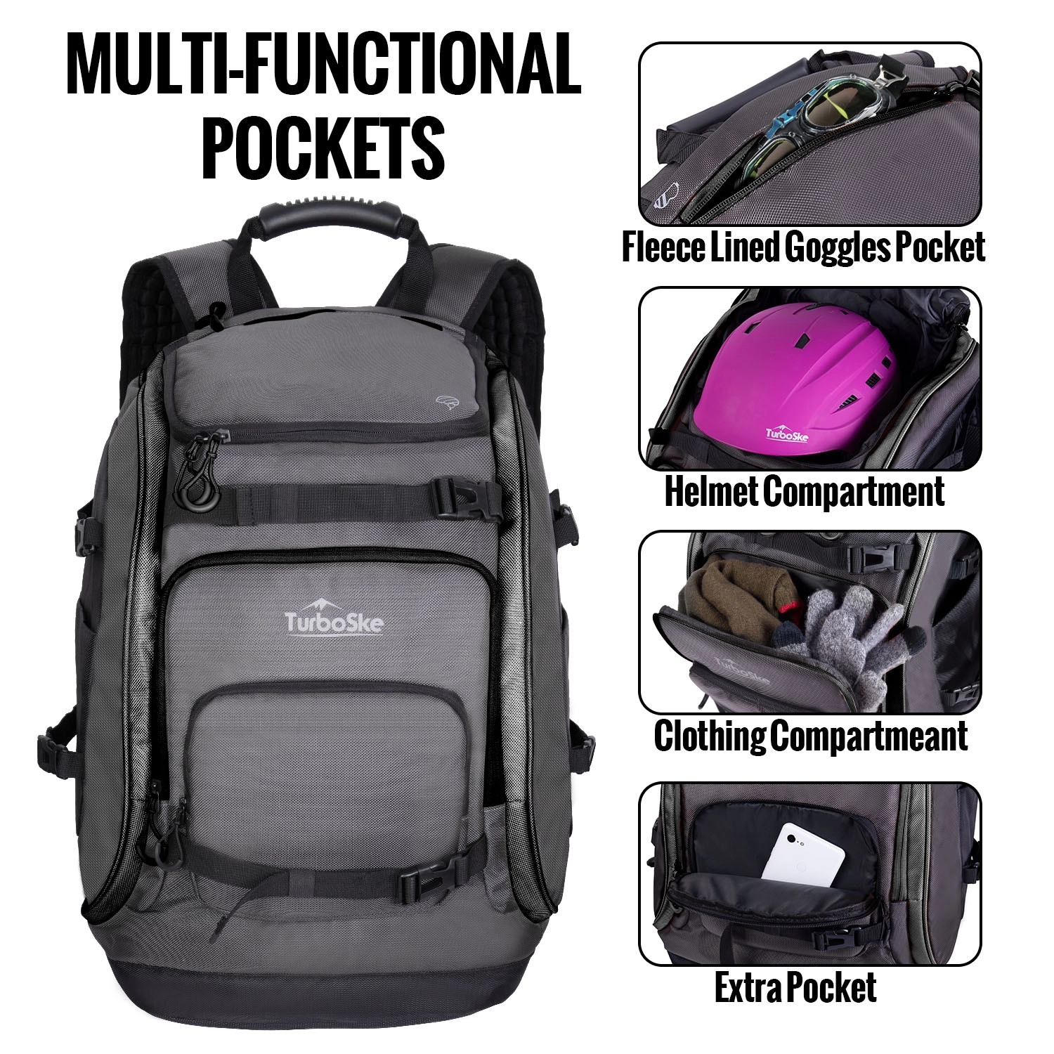 Oxford Buden Mountain Riding Hiking Ski Boots Bag 4
