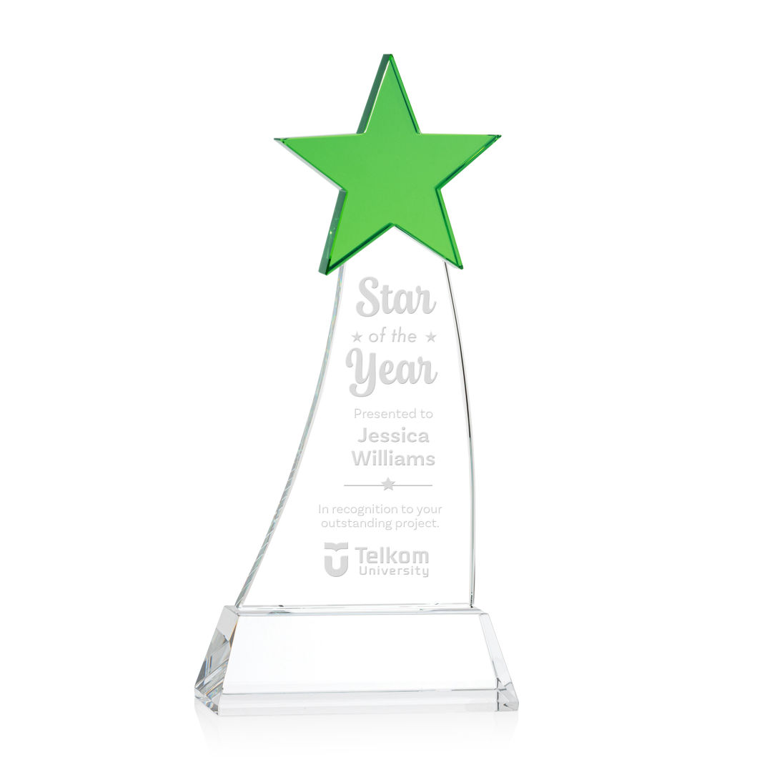 Manolita Star Award - Green/Clear 2