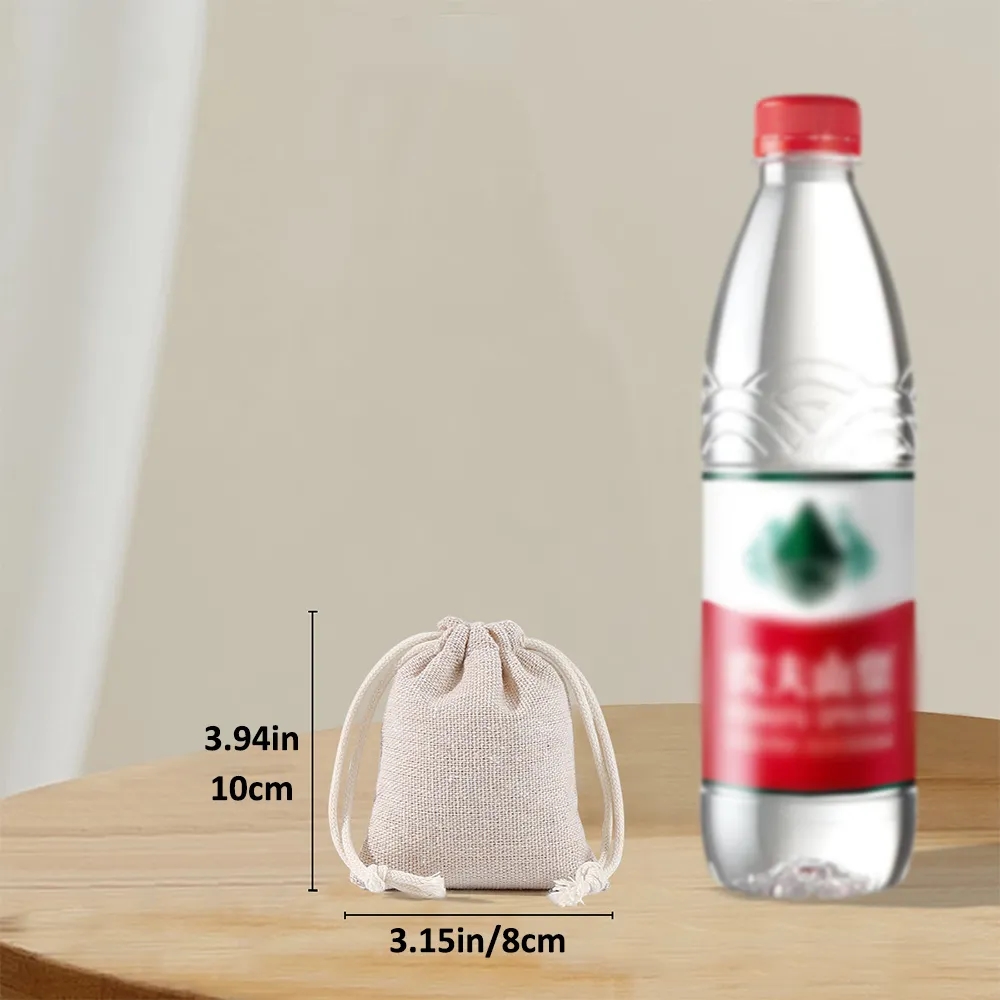 Muslin Cotton Drawstring Bags Reusable Empty Gift Pouch 11
