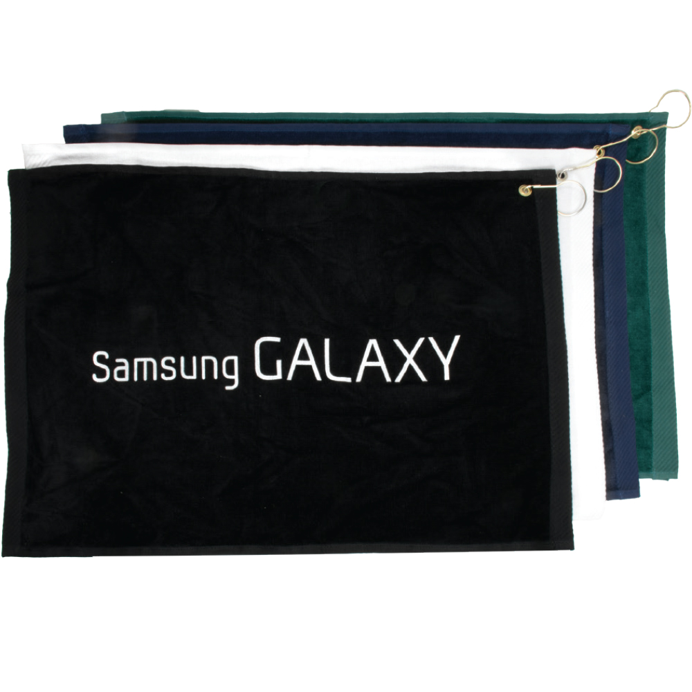 Turkish Hemmed Colored Golf Towel 16" x 25" 26