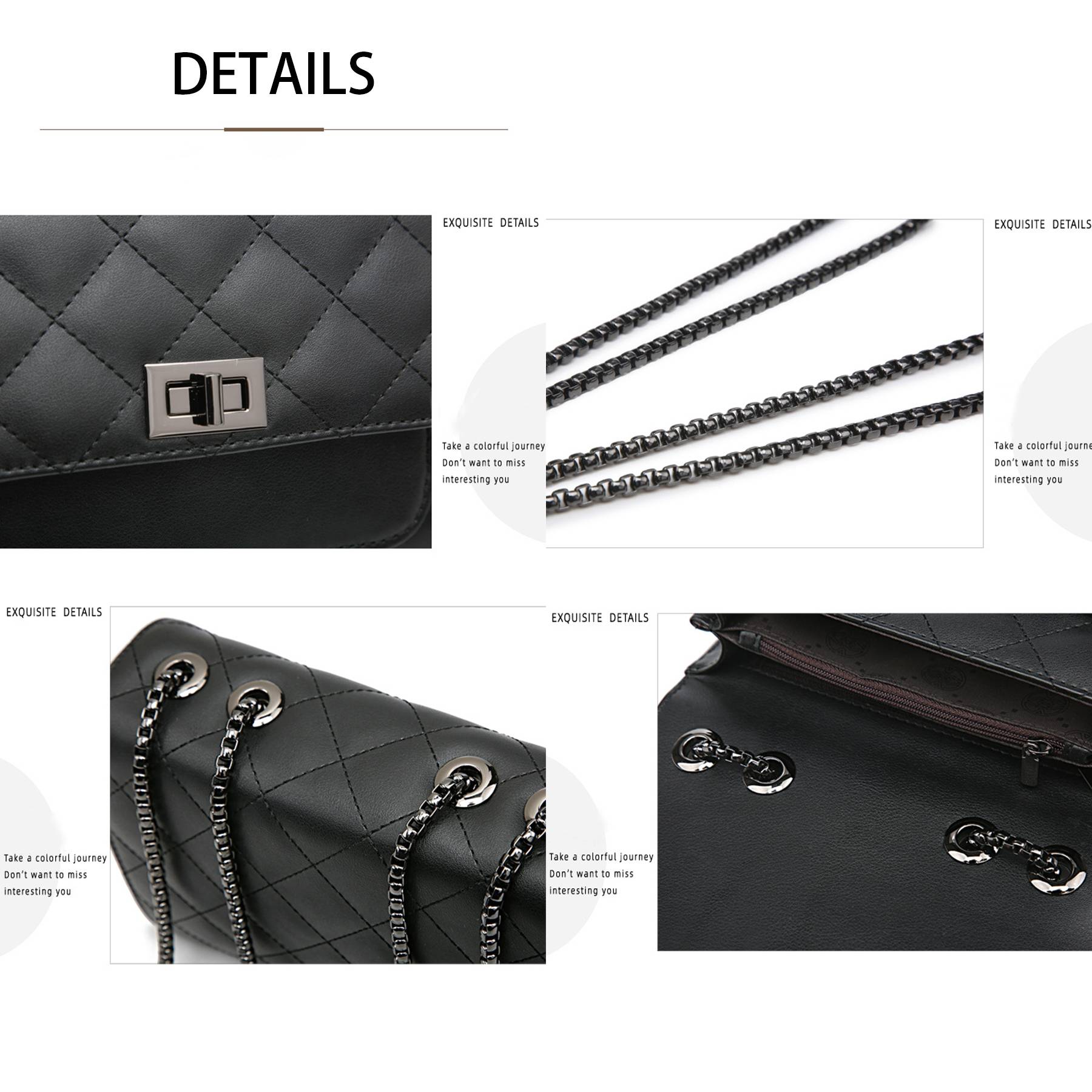 Genuine Leather Quilted Shoulder Crossbody Bags for Women 5