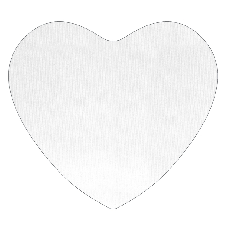 6" x 5-1/2" "Washoe Heart" Recycled RPET Full Color Import Air Ship Microfiber Cloth & Screen 2