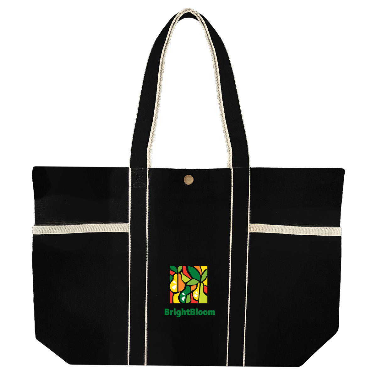 Aware™ 10 Oz. Recycled Cotton Canvas Tote Bag 8