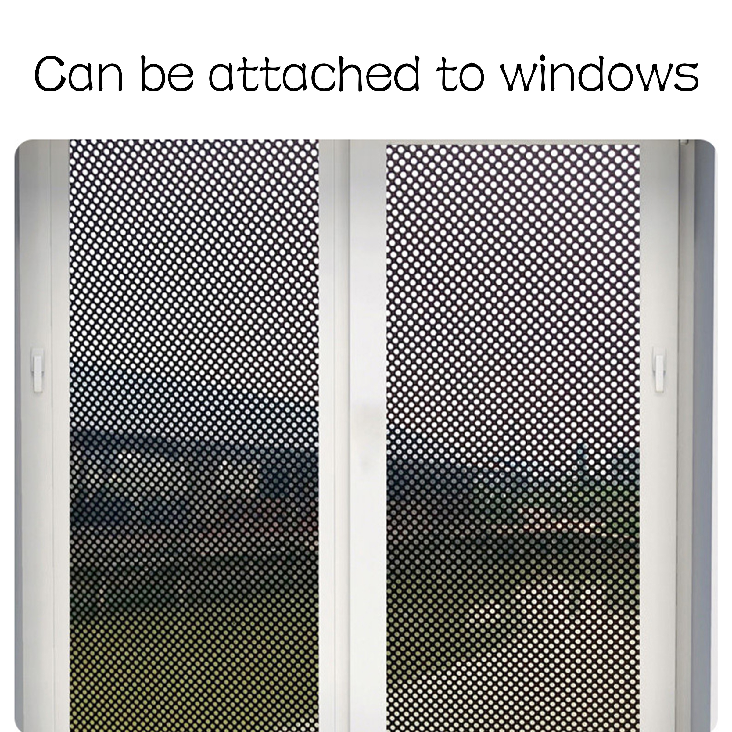 PVC Perforated Mesh Window Decals 3