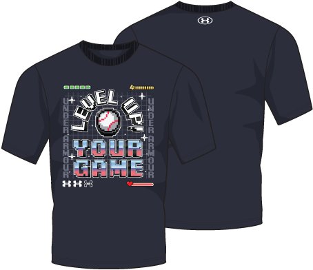UA Baseball Level Up Boys' Short Sleeve 5