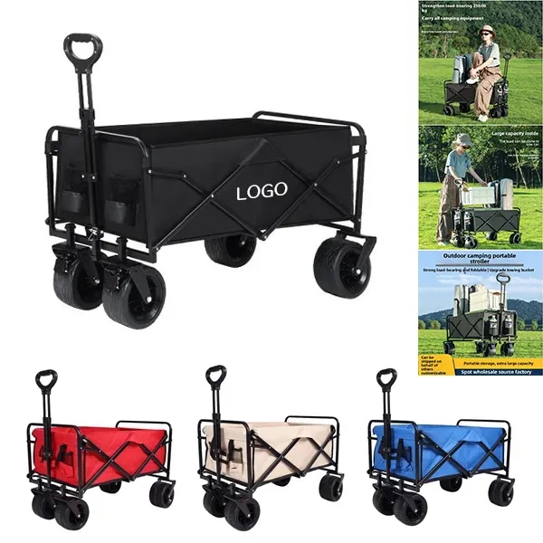 Foldable Outdoor Utility Cart - Portable Wagon 5