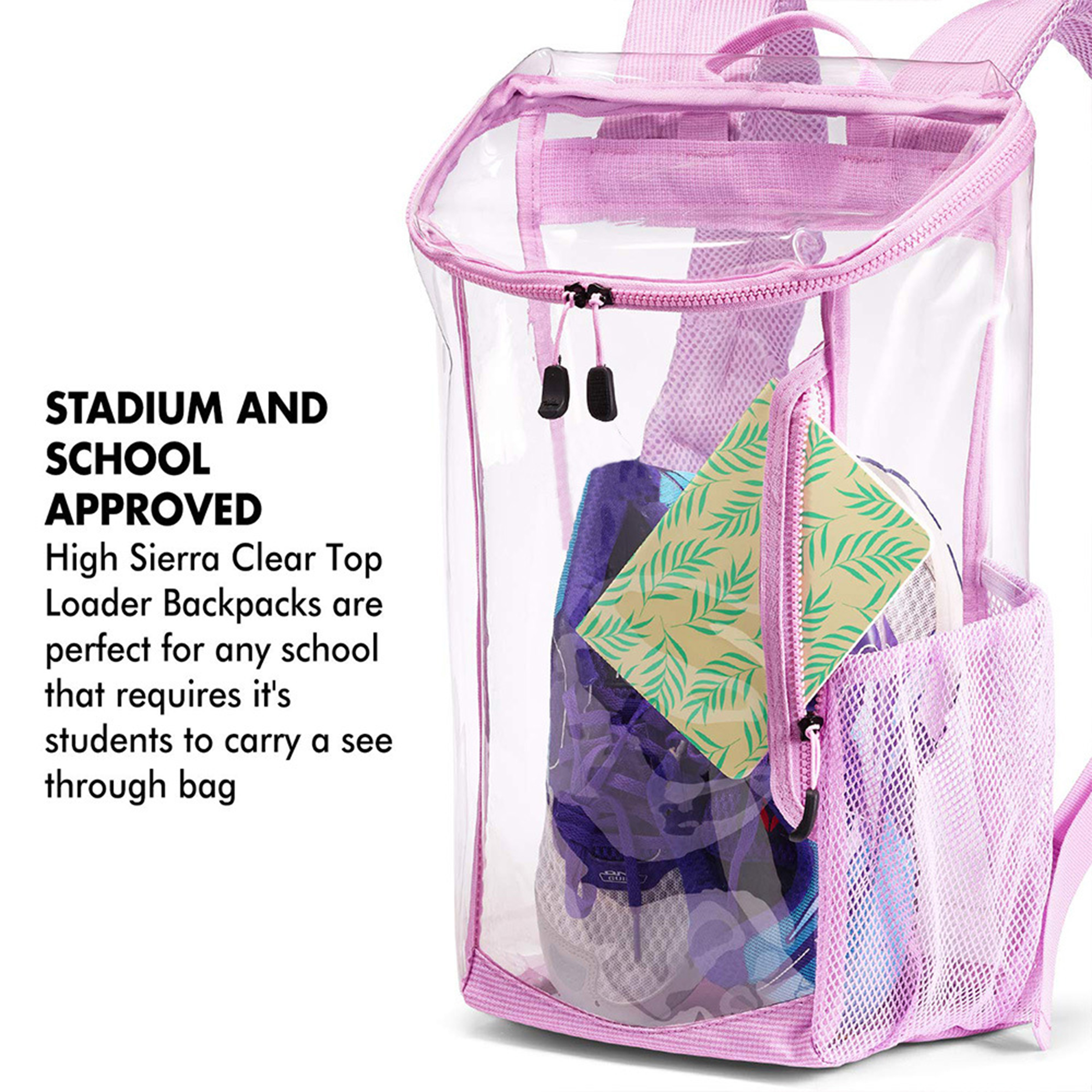 Pvc Transparent Student Backpack 5