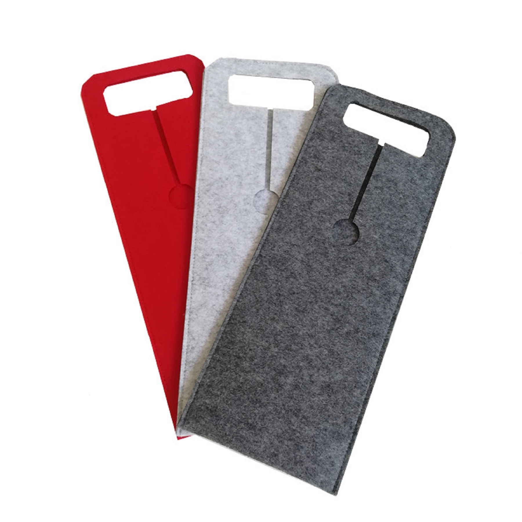 Polyester Felt Wine Glass Bottle Bag with Handle 8