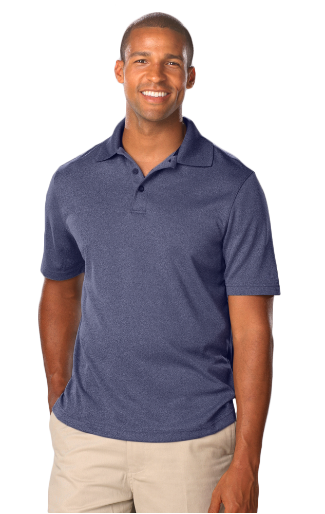Men's Heathered Polo 15