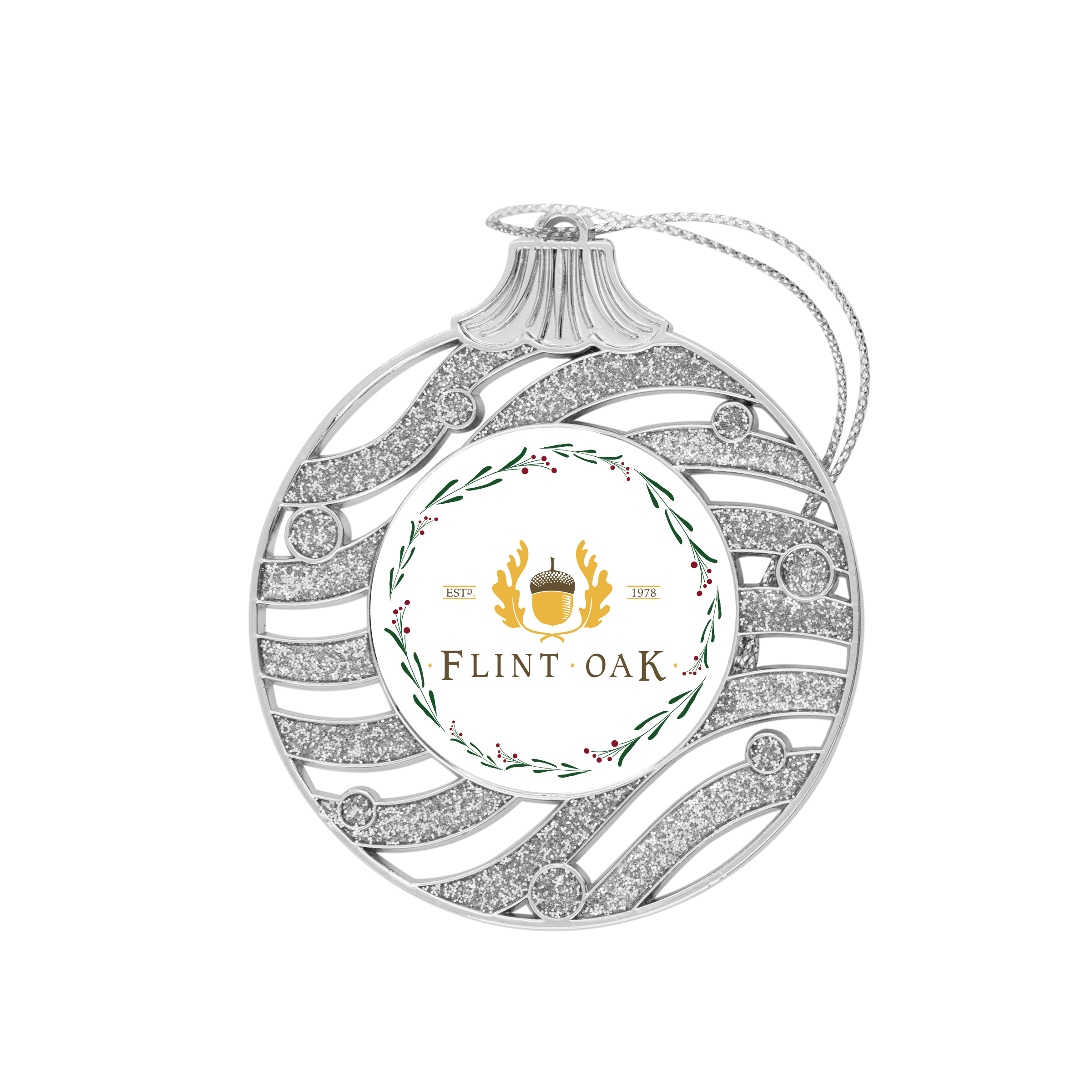 Glitter Bulb Holiday Ornament