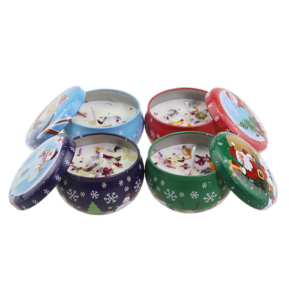 2.2 OZ Soy Wax Christmas Aromatherapy Candle 1