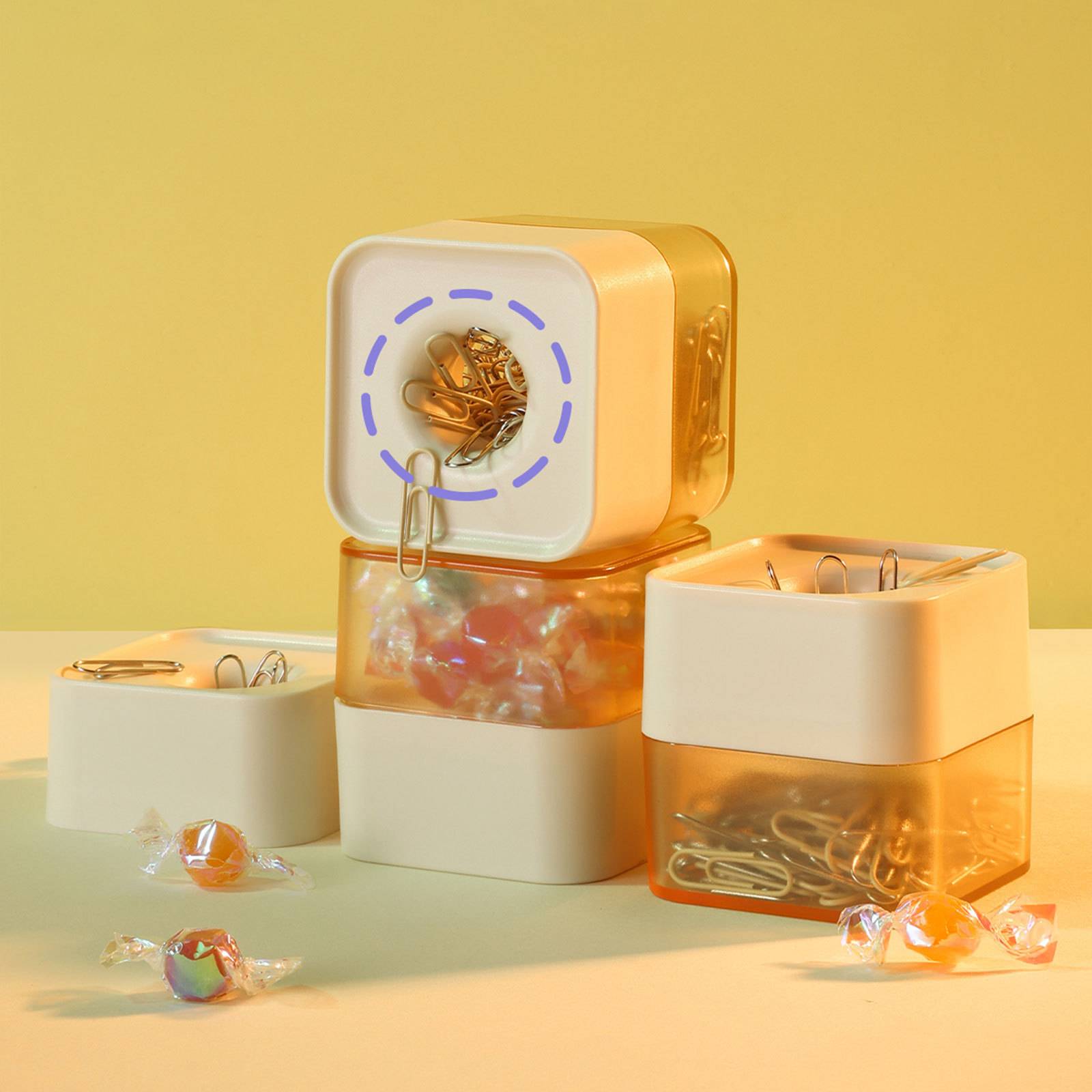 Square Paper Clip Holder 6