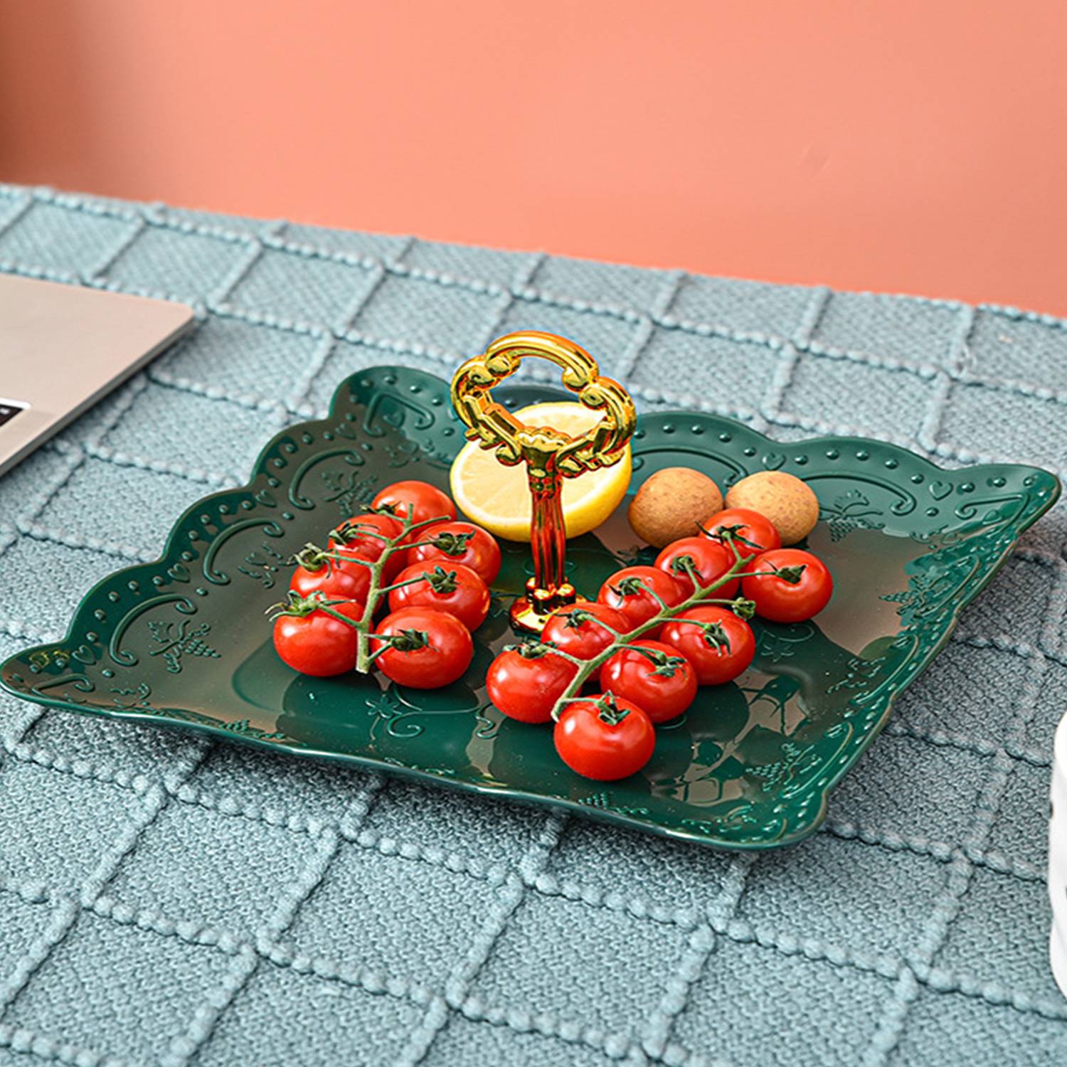 Three Layers Dim Sum Rack Plastic Wedding Dried Fruit Tray 3