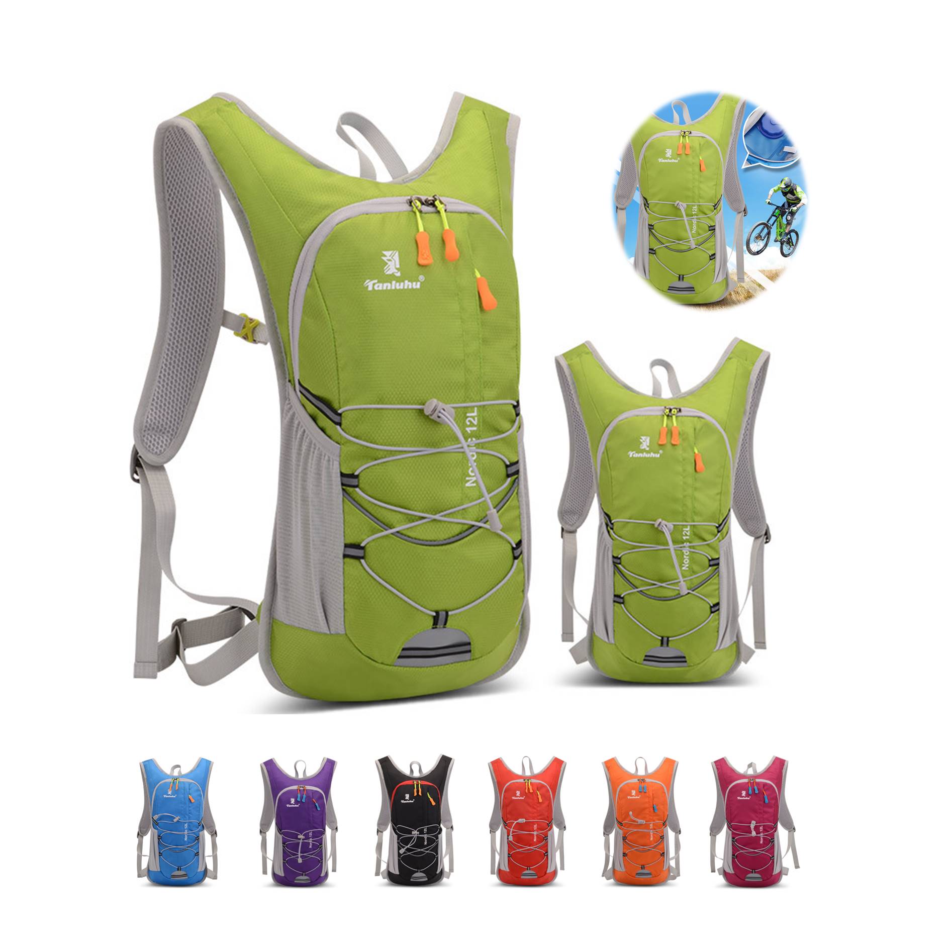 Outdoor Hydration Marathon Trekking Backpack 4