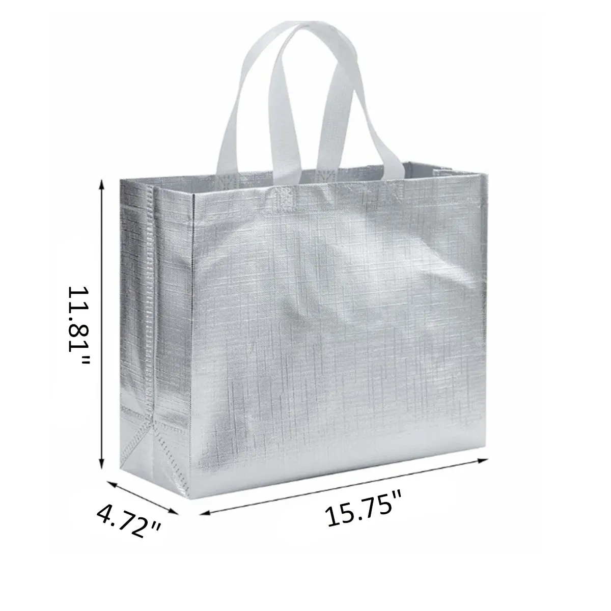 Reusable Non Woven Foldable Shopping Bag All Over Printing 3
