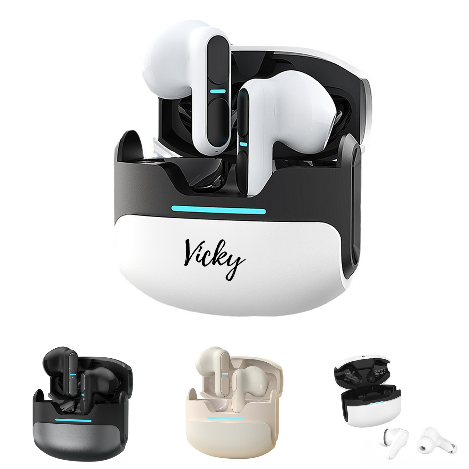 Mini Noise Canceling Wireless Earbuds 7