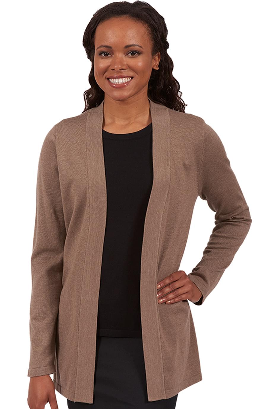 Tri Blend Ladies Open Cardigan 8