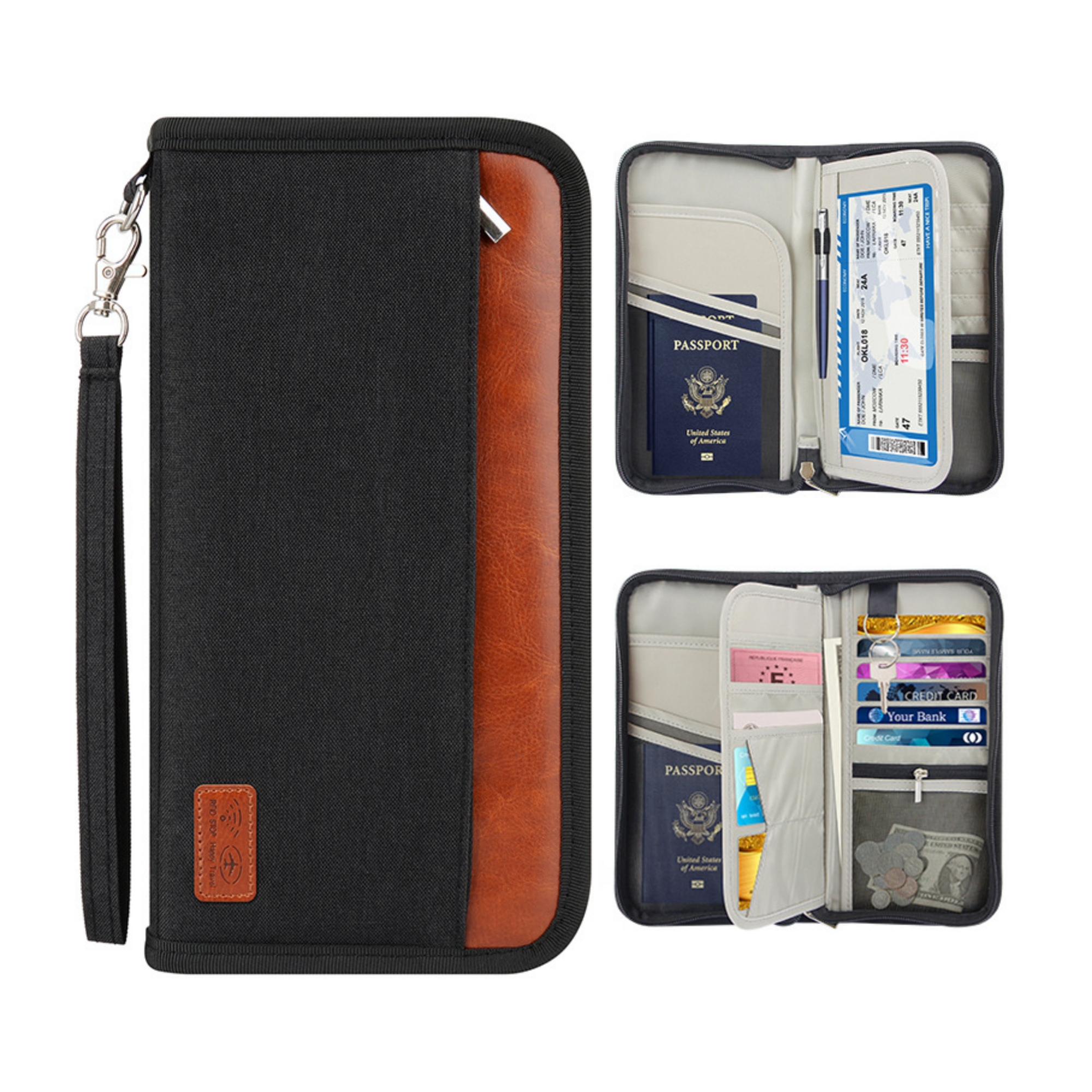 RFID Passport Wallet Bag 3