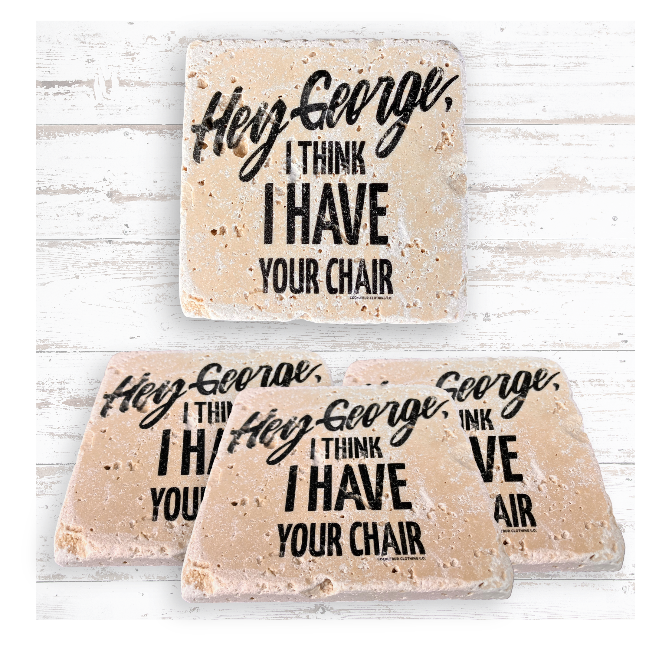 Tumbled Travertine Coaster 4